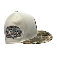 Chicago White Sox Chrome Realtree Two Tone Comiskey Park Patch Gray UV New Era 59FIFTY Fitted Hat