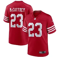 Youth San Francisco 49ers Christian McCaffrey Scarlet Nike Game Jersey