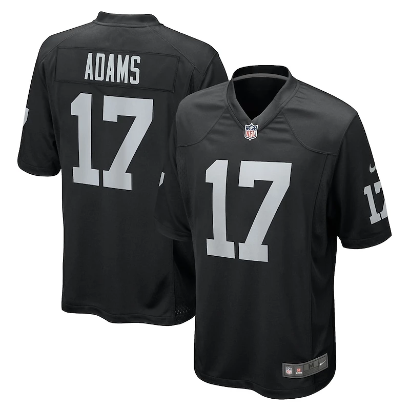 Youth Las Vegas Raiders Davante Adams Black Nike Game Jersey