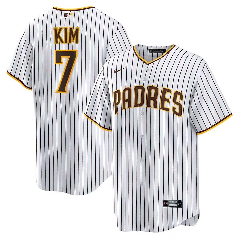 San Diego Padres Ha-Seong Kim Nike White Jersey