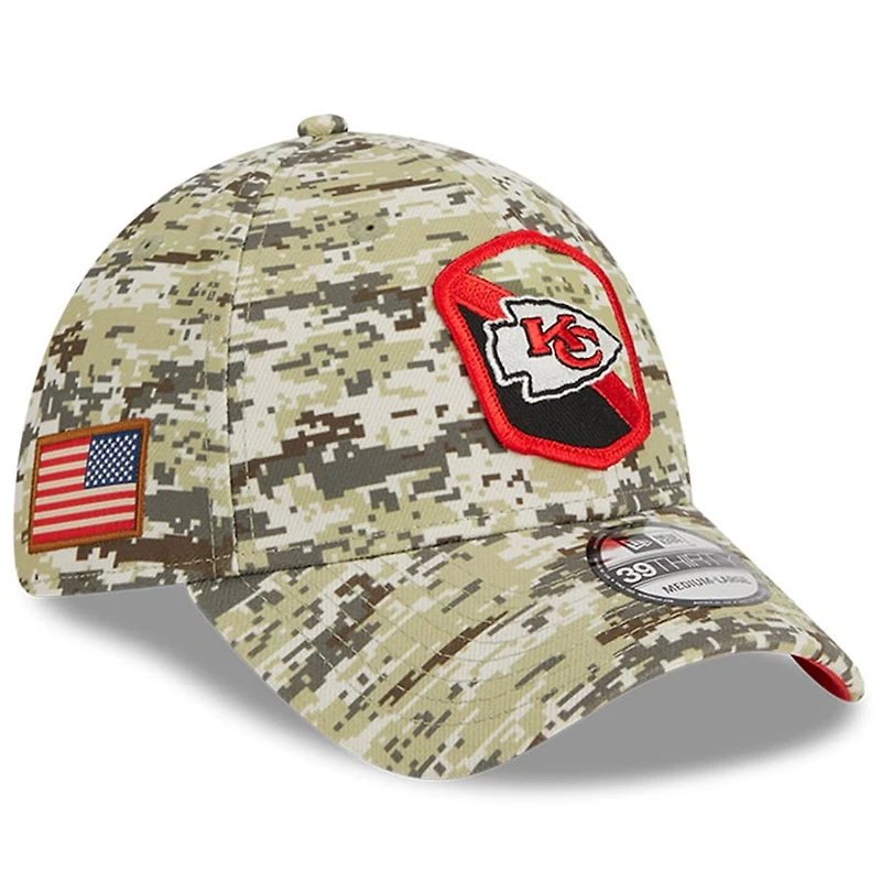 Kansas City Chiefs New Era 2023 NFL Salute to Service Collection 39THIRTY Flex Hat