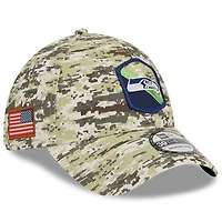 Seattle Seahawks New Era 2023 NFL Salute to Service Collection 39THIRTY Flex Hat