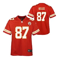 Youth Kansas City Chiefs Travis Kelce Red Game Jersey