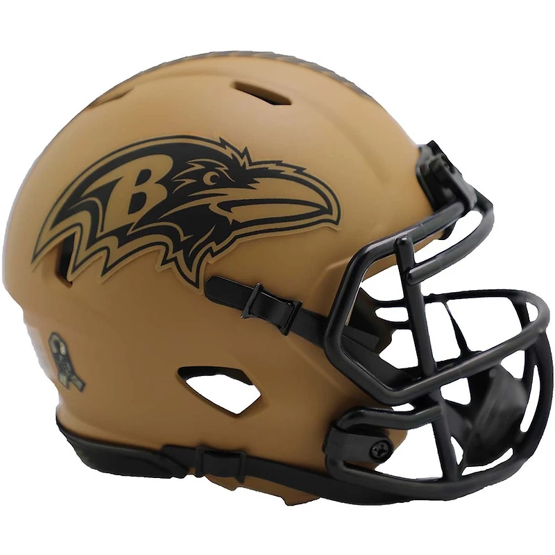 Baltimore Ravens 2023 Salute To Service Riddell Speed Mini Helmet