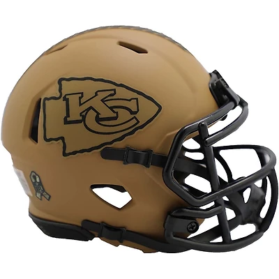 Kansas City Chiefs 2023 Salute To Service Riddell Speed Mini Helmet
