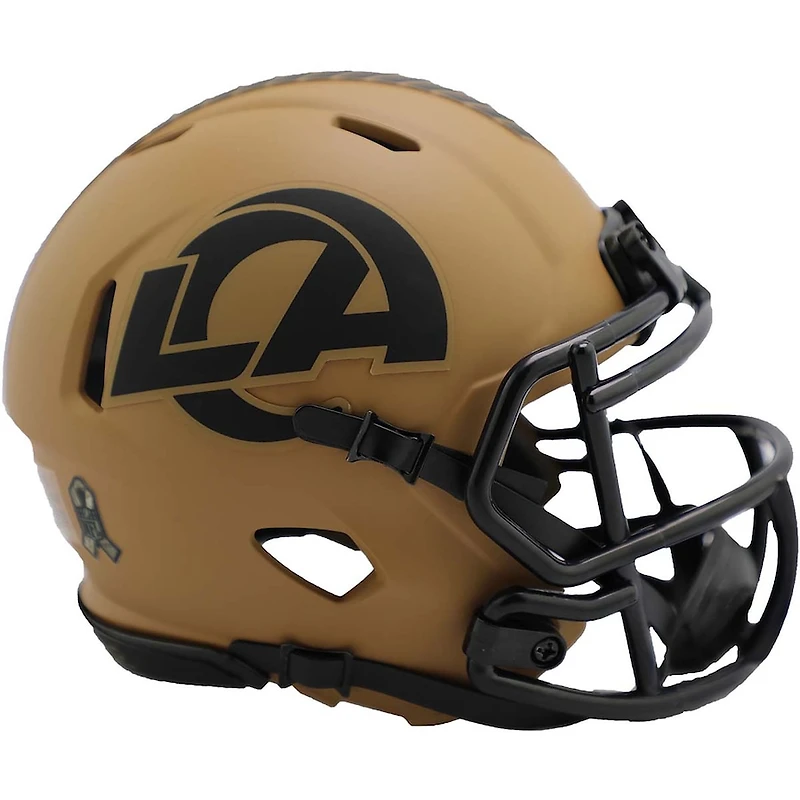 Los Angeles Rams 2023 Salute To Service Riddell Speed Mini Helmet