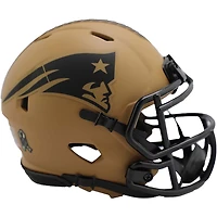 New England Patriots 2023 Salute To Service Riddell Speed Mini Helmet