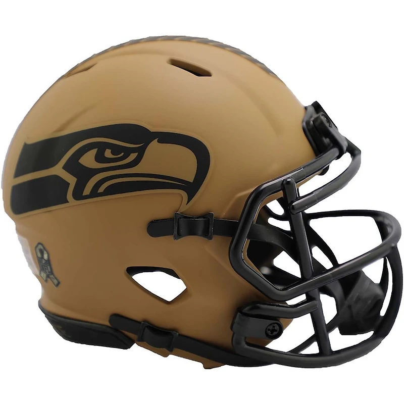 Seattle Seahawks 2023 Salute To Service Riddell Speed Mini Helmet