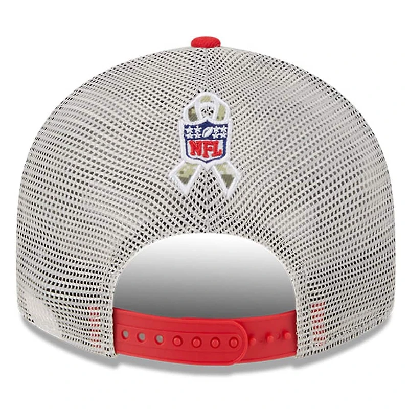 Kansas City Chiefs New Era 2023 NFL Salute to Service Low Profile 9FIFTY Snapback Adjustable Hat