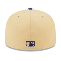 Los Angeles Dodgers Illusion Vegas Gold Royal Gray UV New Era 59FIFTY Fitted Hat