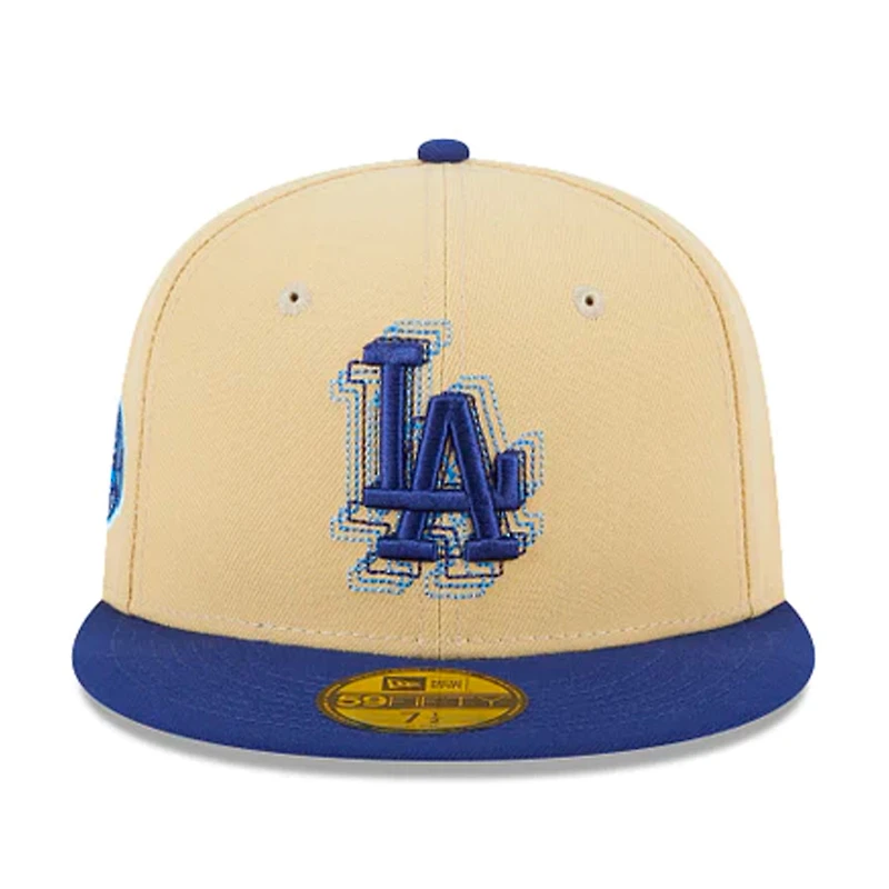 Los Angeles Dodgers Illusion Vegas Gold Royal Gray UV New Era 59FIFTY Fitted Hat
