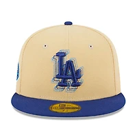Los Angeles Dodgers Illusion Vegas Gold Royal Gray UV New Era 59FIFTY Fitted Hat
