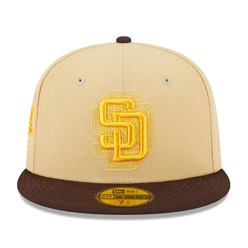 San Diego Padres Illusion Vegas Gold Royal Gray UV New Era 59FIFTY Fitted Hat