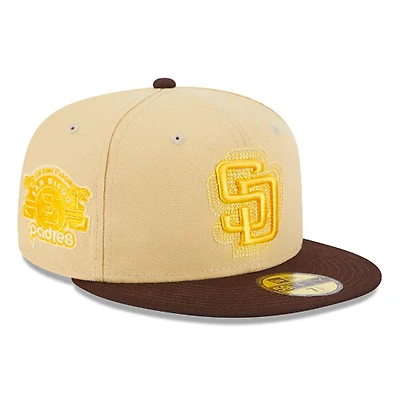 San Diego Padres Illusion Vegas Gold Royal Gray UV New Era 59FIFTY Fitted Hat