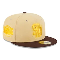 San Diego Padres Illusion Vegas Gold Royal Gray UV New Era 59FIFTY Fitted Hat
