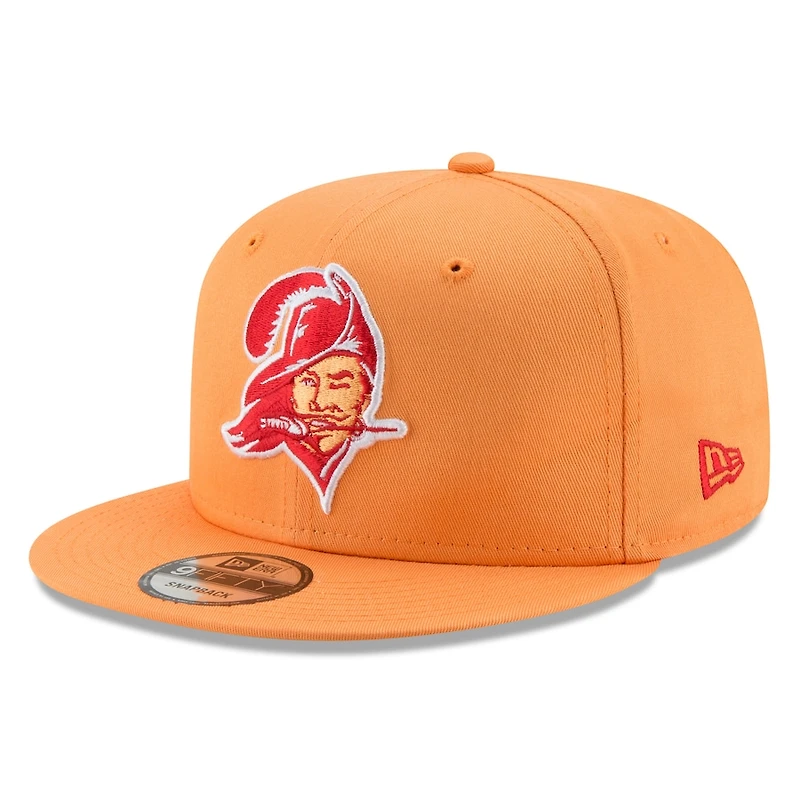 Tampa Bay Buccaneers Throwback Orange Basic NFL New Era 9FIFTY Snapback Hat