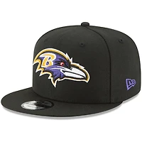 Baltimore Ravens Black Basic NFL New Era 9FIFTY Snapback Hat