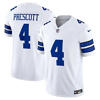 Dallas Cowboys Dak Prescott White Royal Nike Vapor F.U.S.E Limited Jersey