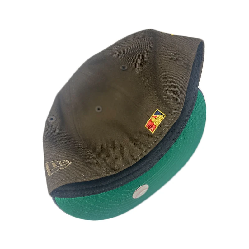 St. Louis Cardinals Brown Navy Two Tone 100th Anniversary Patch Green UV New Era 59FIFTY Fitted Hat