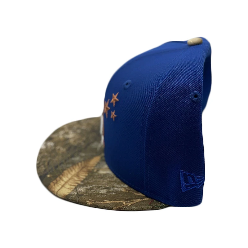 St. Louis Cardinals Blue Realtree Camo Two Tone 100th Anniversary Patch Gray UV New Era 59FIFTY Fitted Hat