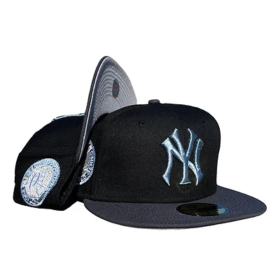 New York Yankees Black Graphite Two Tone 1962 WS Patch Gray UV Era 59FIFTY Fitted Hat