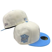 Los Angeles Dodgers Chrome Light Blue 40th Patch Gray UV New Era 59FIFTY Fitted Hat
