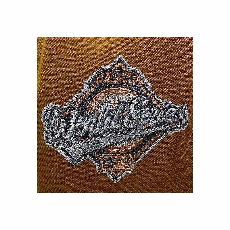 New York Yankees Brown and Black My Hood To Yours 2 1996 World Series Patch Gray UV Era 59Fifty Fitted Hat