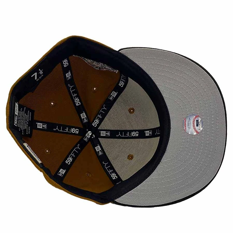 New York Yankees Brown and Black My Hood To Yours 2 1996 World Series Patch Gray UV Era 59Fifty Fitted Hat
