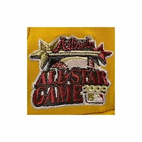 Atlanta Braves Gold and Burgundy My Hood To Yours 2 2000 All Star Game Patch Gray UV New Era 59Fifty Fitted Hat