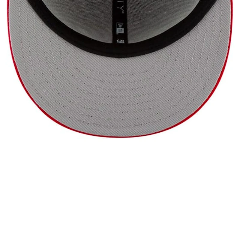 Los Angeles Dodgers Red and White Basic New Era 59FIFTY Fitted Hat