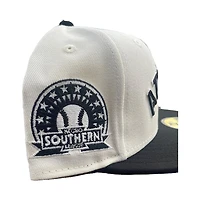 Atlanta Braves Chrome Black Negro League New Era 59FIFTY Fitted Hat