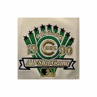 Chicago Cubs Cream and Green Rager Pack 1990 All Star Game Patch Gray UV New Era 59Fifty Fitted Hat