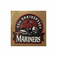 Seattle Mariners Khaki Rager Pack 30th Anniversary Patch Red UV New Era 59Fifty Fitted Hat
