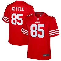 Youth San Francisco 49ers George Kittle Scarlet Red Game Jersey