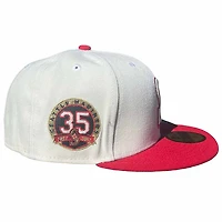 Seattle Mariners The HBK Chrome and Red Two Tone 35th Anniversary Patch Gray UV New Era 59Fifty Fitted Hat