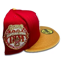 San Francisco Giants Red Metallic Gold 1984 ASG Patch Gray UV 59FIFTY Fitted Hat