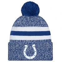 Indianapolis Colts Royal Blue White 2023 New Era Sideline Knit Beanie Hat