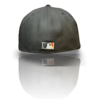 Atlanta Braves Black Orange Spooky Pack 1995 WS Patch Gray UV 59FIFTY Fitted Hat