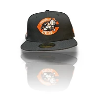 Cincinnati Reds Black Orange Spooky Pack 1975 Patch Gray UV 59FIFTY Fitted Hat