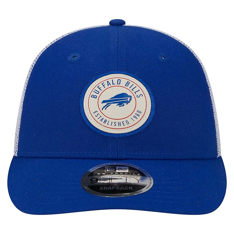 Buffalo Bills Royal Blue Circle New Era 9FIFTY Low Profile Snapback Hat
