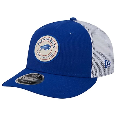 Buffalo Bills Royal Blue Circle New Era 9FIFTY Low Profile Snapback Hat