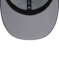 Chicago Bears Navy Circle New Era 9FIFTY Low Profile Snapback Hat