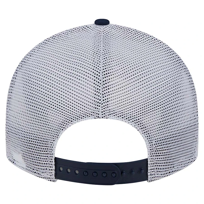 Chicago Bears Navy Circle New Era 9FIFTY Low Profile Snapback Hat