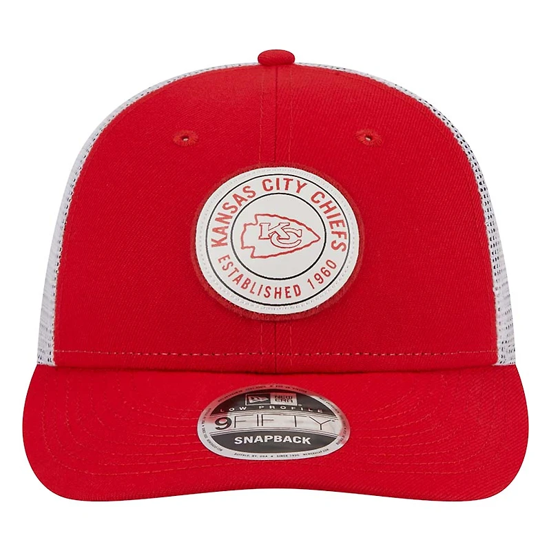 Kansas City Chiefs Red Circle New Era 9FIFTY Low Profile Snapback Hat