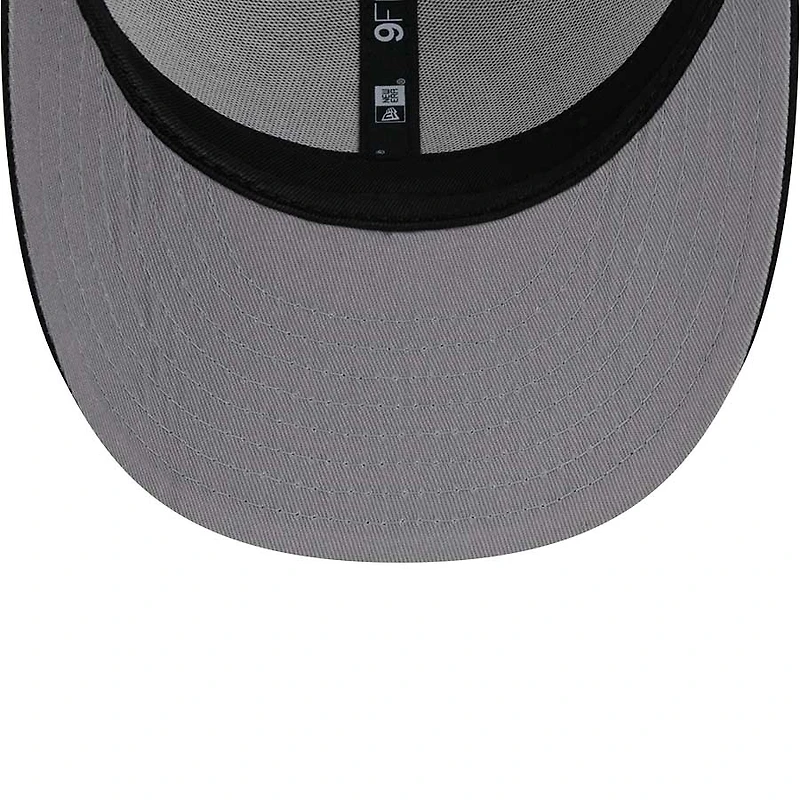 New Orleans Saints Black Circle New Era 9FIFTY Low Profile Snapback Hat