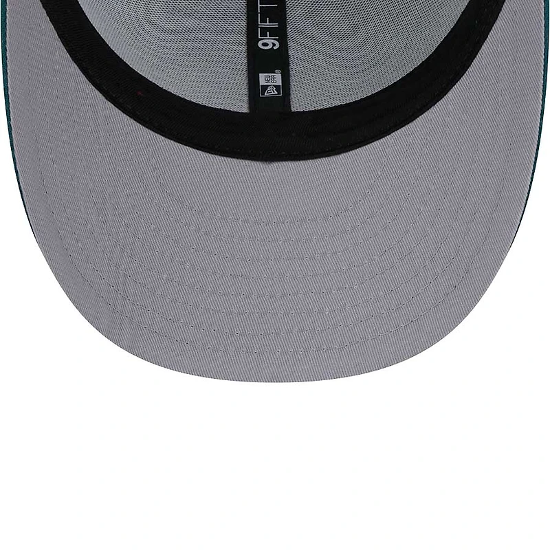 Philadelphia Eagles Midnight Green Circle New Era 9FIFTY Low Profile Snapback Hat