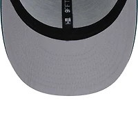 Philadelphia Eagles Midnight Green Circle New Era 9FIFTY Low Profile Snapback Hat