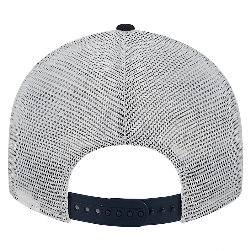 Atlanta Braves Navy Circle New Era 9FIFTY Low Profile Snapback Hat