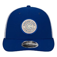 Chicago Cubs Royal Blue Circle New Era 9FIFTY Low Profile Snapback Hat
