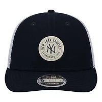 New York Yankees Navy Circle New Era 9FIFTY Low Profile Snapback Hat